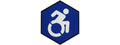 Hexagon PVC Patch Wheel Chair Racer