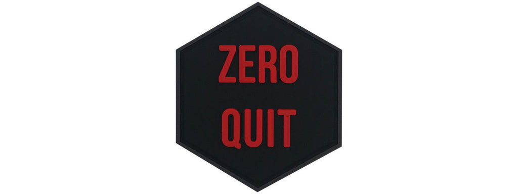 Hexagon PVC Patch Zero Quit