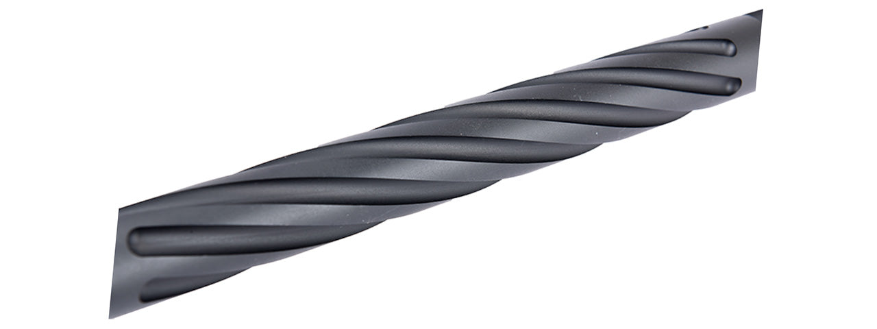 Amoeba Striker Spiral Fluted Outer Barrel Long (BLACK)