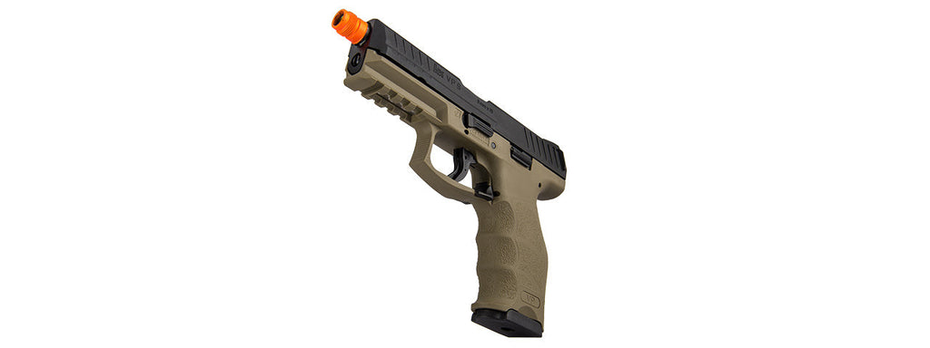 HK-2275025 H&K VP9 Gas Blowback Airsoft Pistol (Dark Earth / Black)