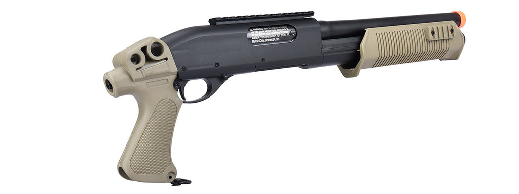 Umarex Tactical Force Tri-Shot Pump Action Airsoft Shotgun (Color: Tan)