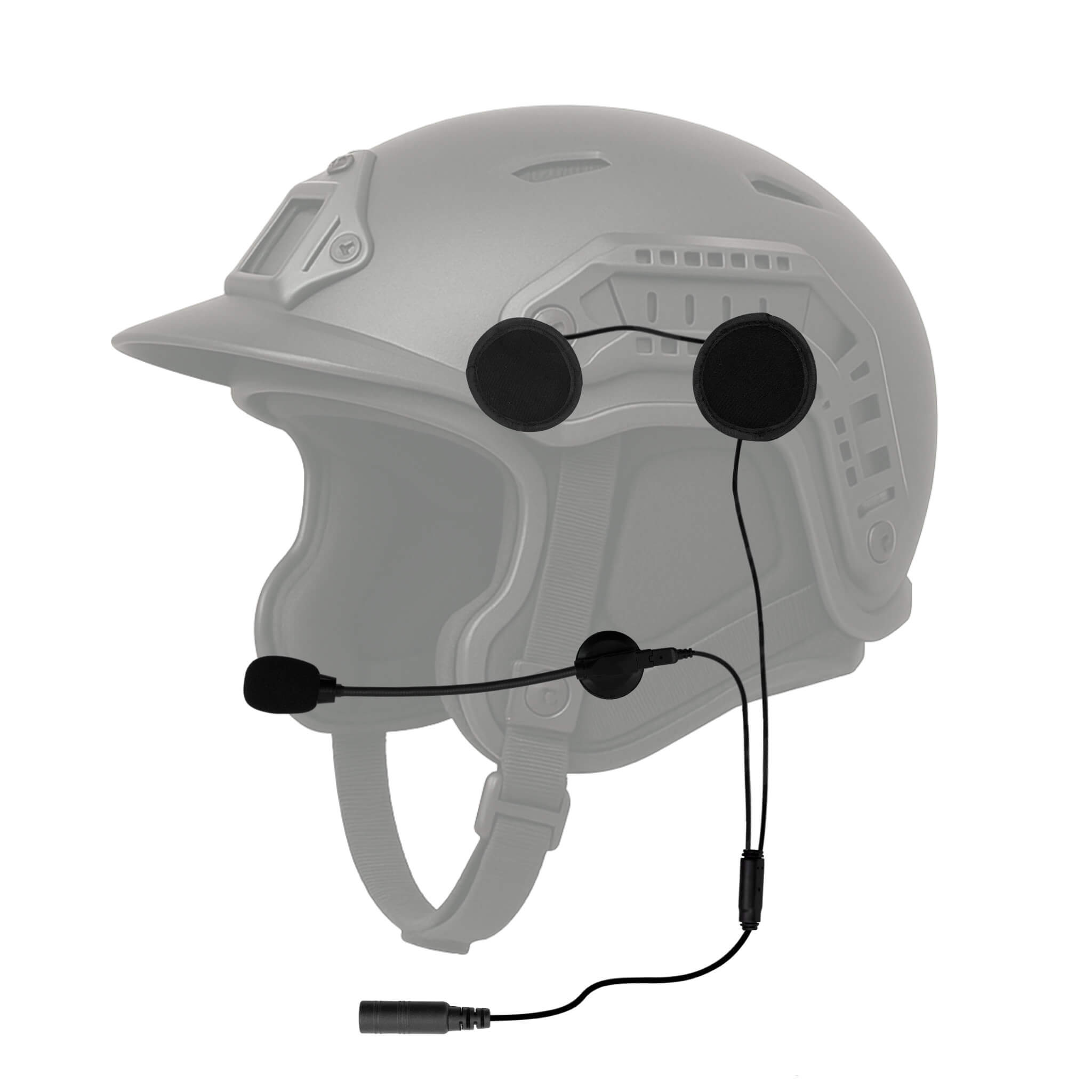 In Helmet & Push To Talk Kit - Quick Disconnect (Hirose): Motorola/Retevis/Ailunce: EX500/560/XLS, EX600/600/XLS, GL2000, GP328/338/PLUS, RT Series, HD1, HD2, Siyata, Simoco & More