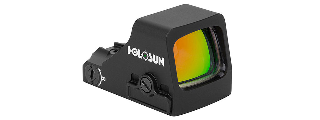 HOLOSUN HE407K-GR X2 Green Open Reflex Optical Sight - (Black)