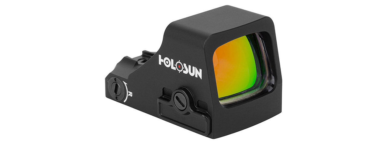 HOLOSUN HE407K X2 Red Open Reflex Optical Sight - (Black)