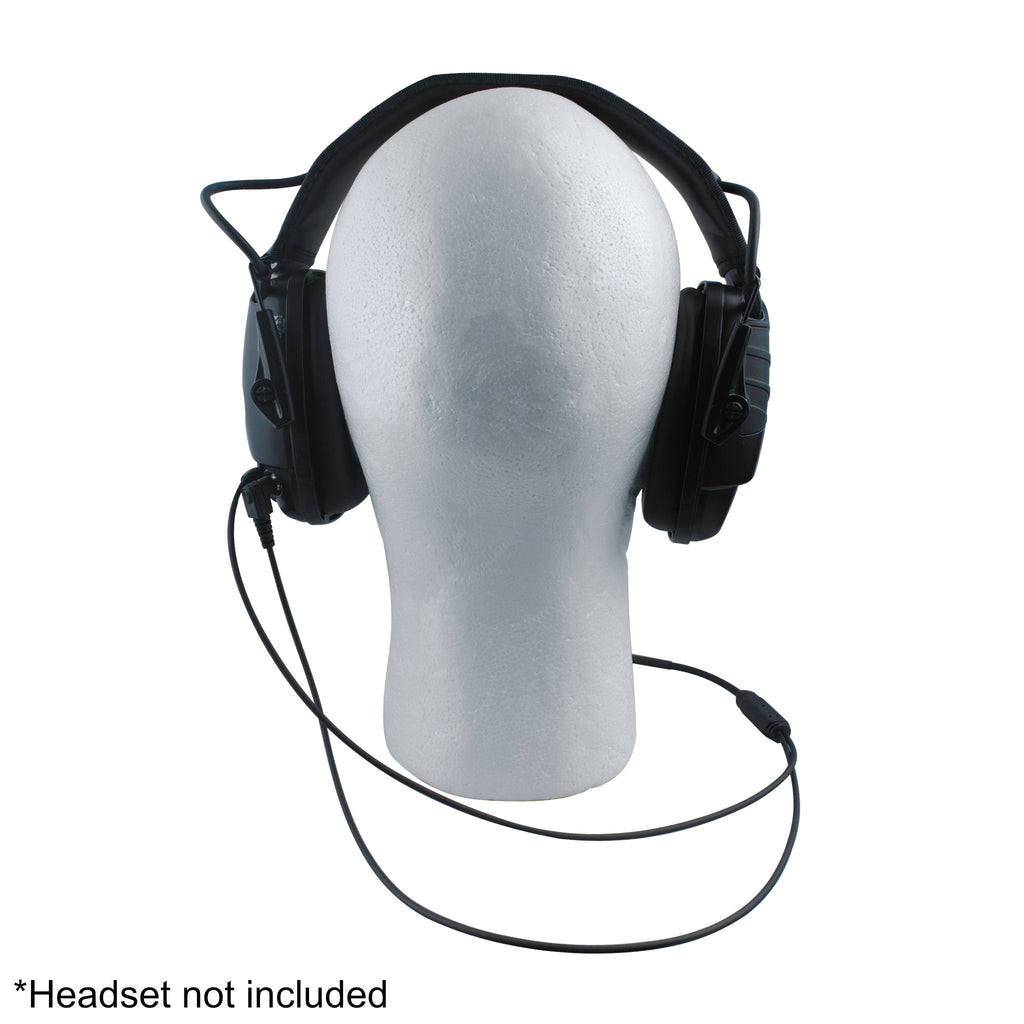 Boom Mic Kit w/ Ear Pro Input Cable & Nexus Connector - NATO Wired(High Impedance), for Hearing Protection(Ear Pro) Headsets