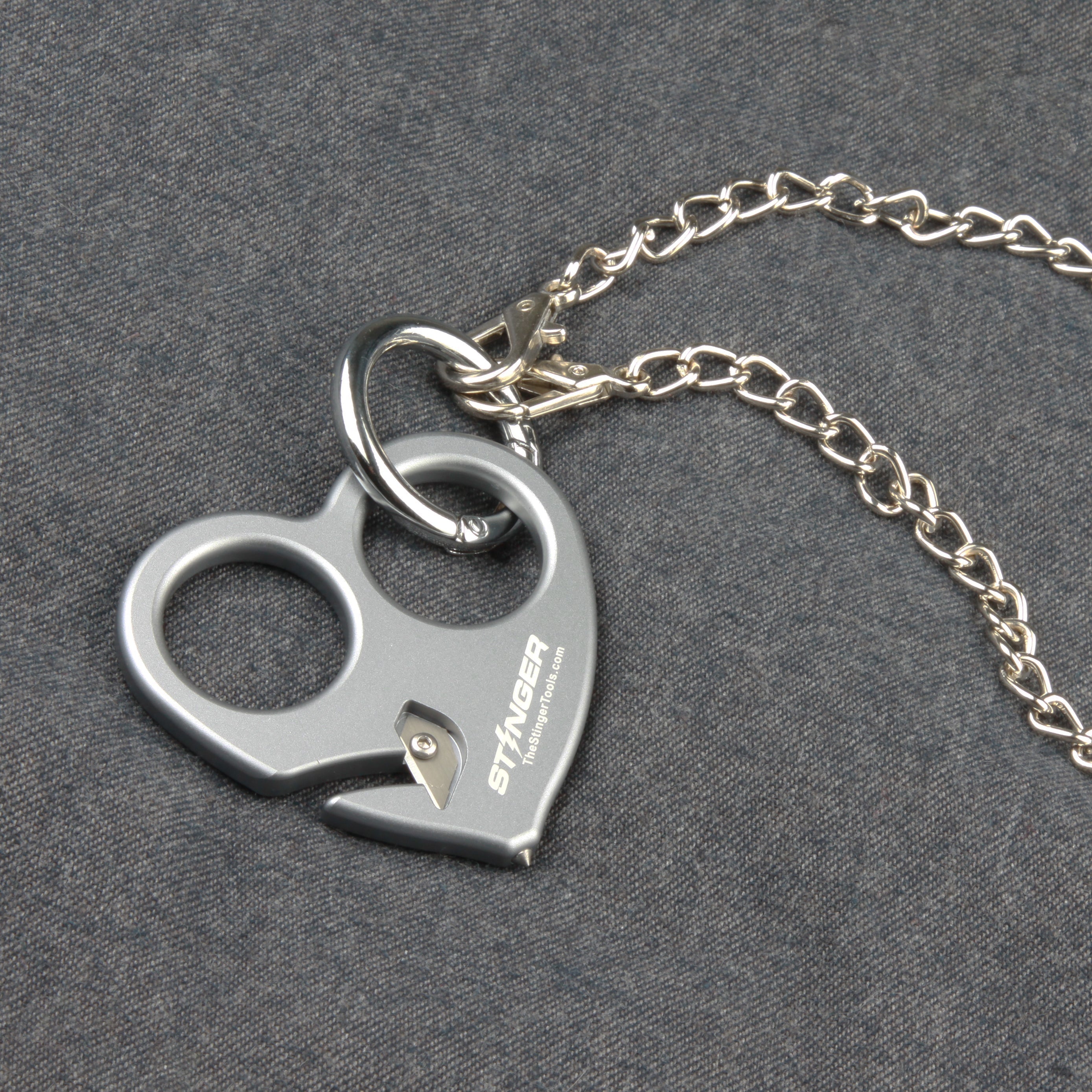 Emergency Escape Tool Keychain (Pink Marble)