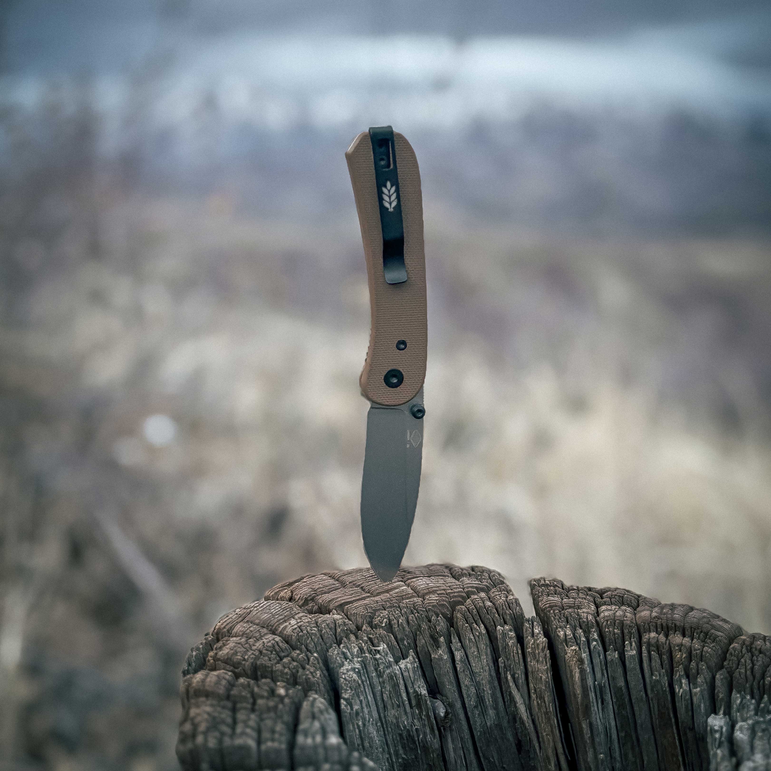 Homestead Special Edition Lander 1 Pocket Knife - Black D2 Steel