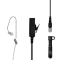 Patrol Mic & Invisible Series Tubeless Earpiece Complete Tactical Kit w/ Quick Disconnect (Hirose) - Harris/Tait TP3000/7110/7100/8000/9000 Series