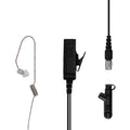 Patrol Mic & Invisible Series Tubeless Earpiece Complete Tactical Kit w/ Quick Disconnect (Hirose) - Motorola R7, MXP600, ION & N Series