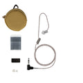 Invisible Series Mic/Earpiece Upgrade Kit- Tubeless Covert/Tactical Radio Earpiece Ambidextrous- Tubeless Earpiece & Acoustic Tube Kit Converter