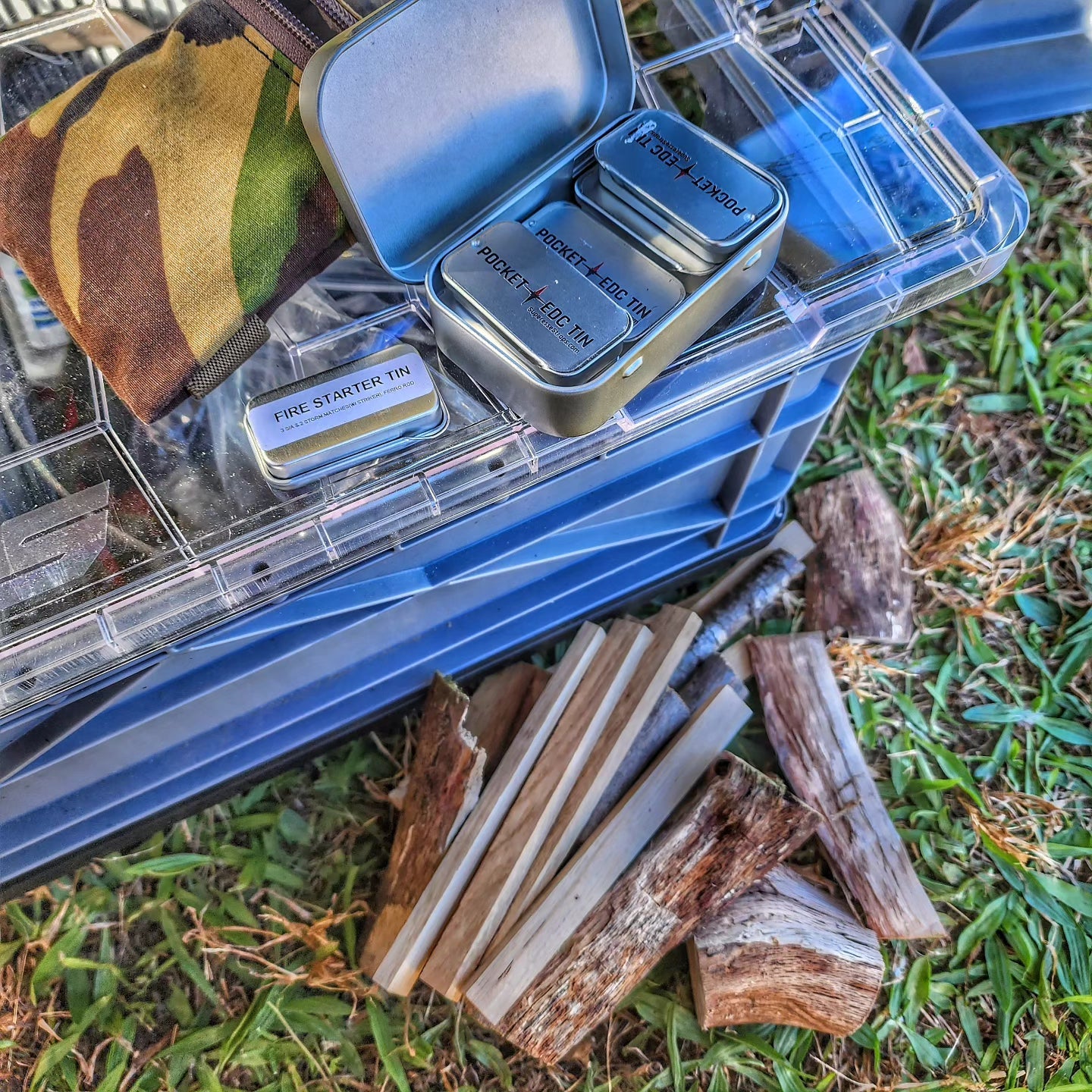 EDC Pocket Tin - Compartmentalized Survival Kits