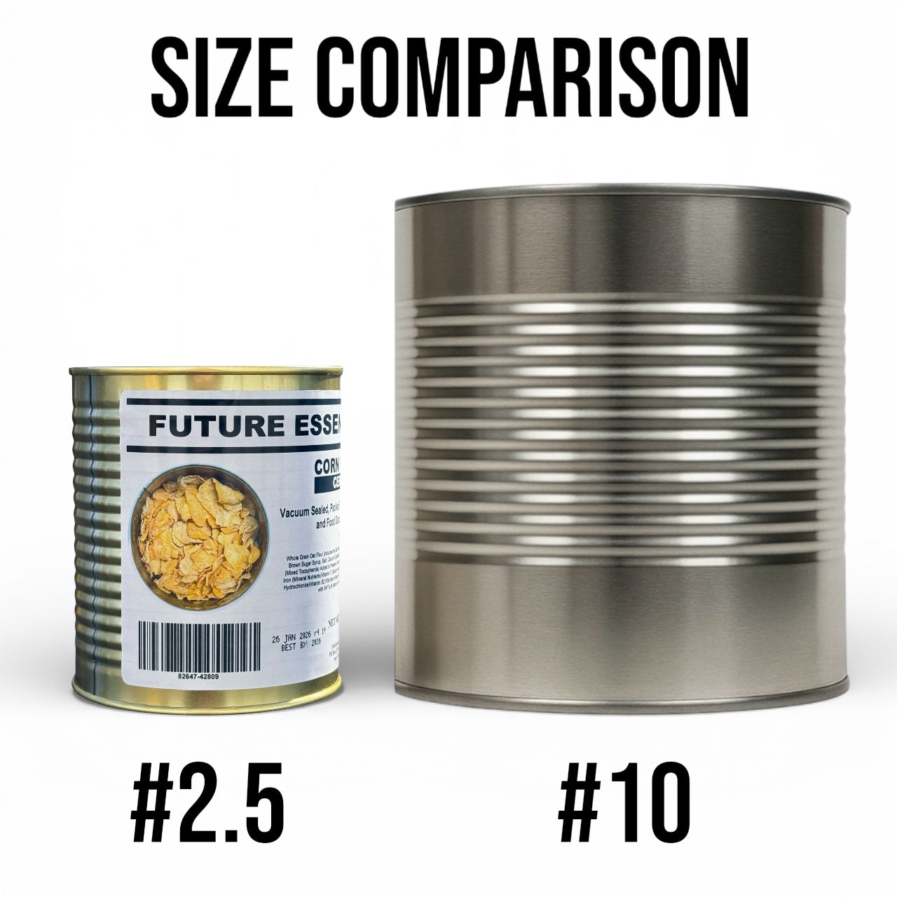 Future Essentials Corn Flakes Cereal. #2.5 Can