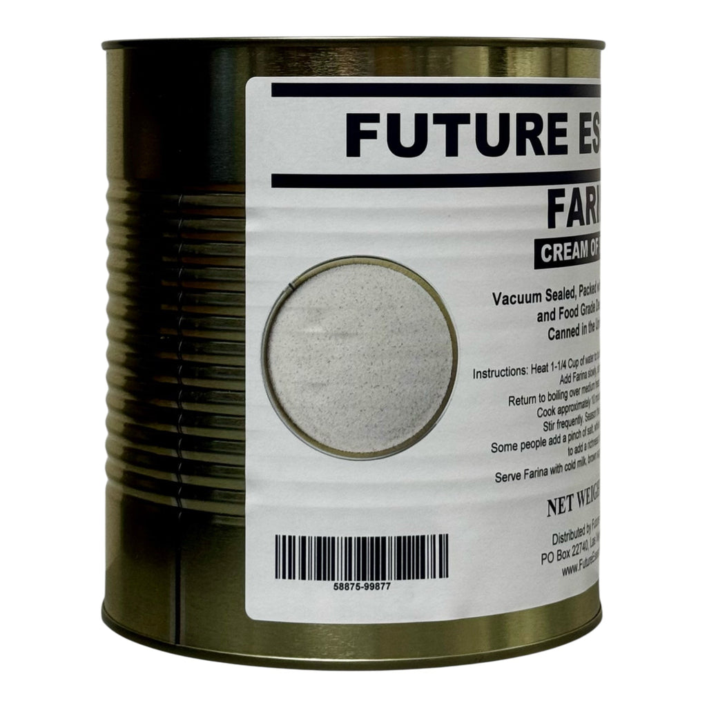 Future Essentials Farina Creamy Wheat Breakfast Cereal #10 Can
