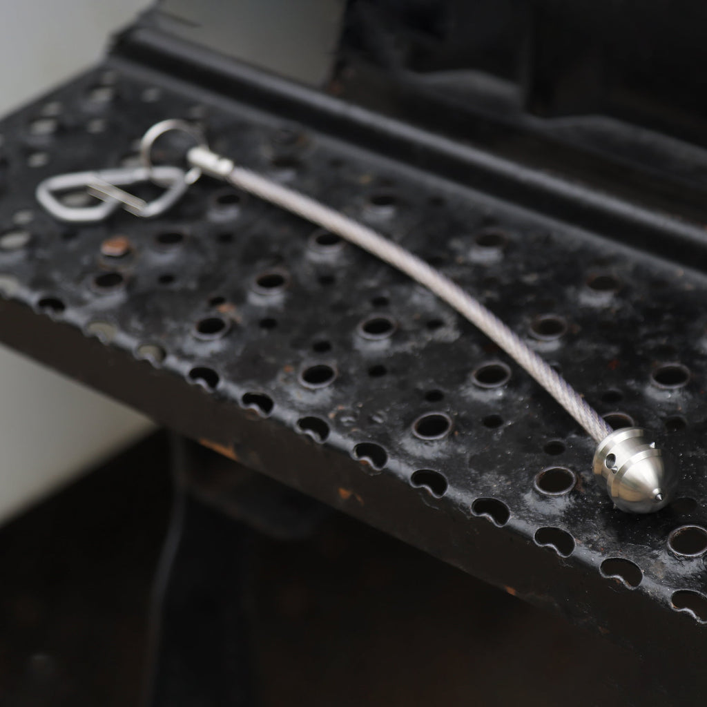 Stinger Stainless Steel Spiked Monkey Fist: Car Emergency Window Breaker + GPCA Carabiner Loop LITE (1 PC)