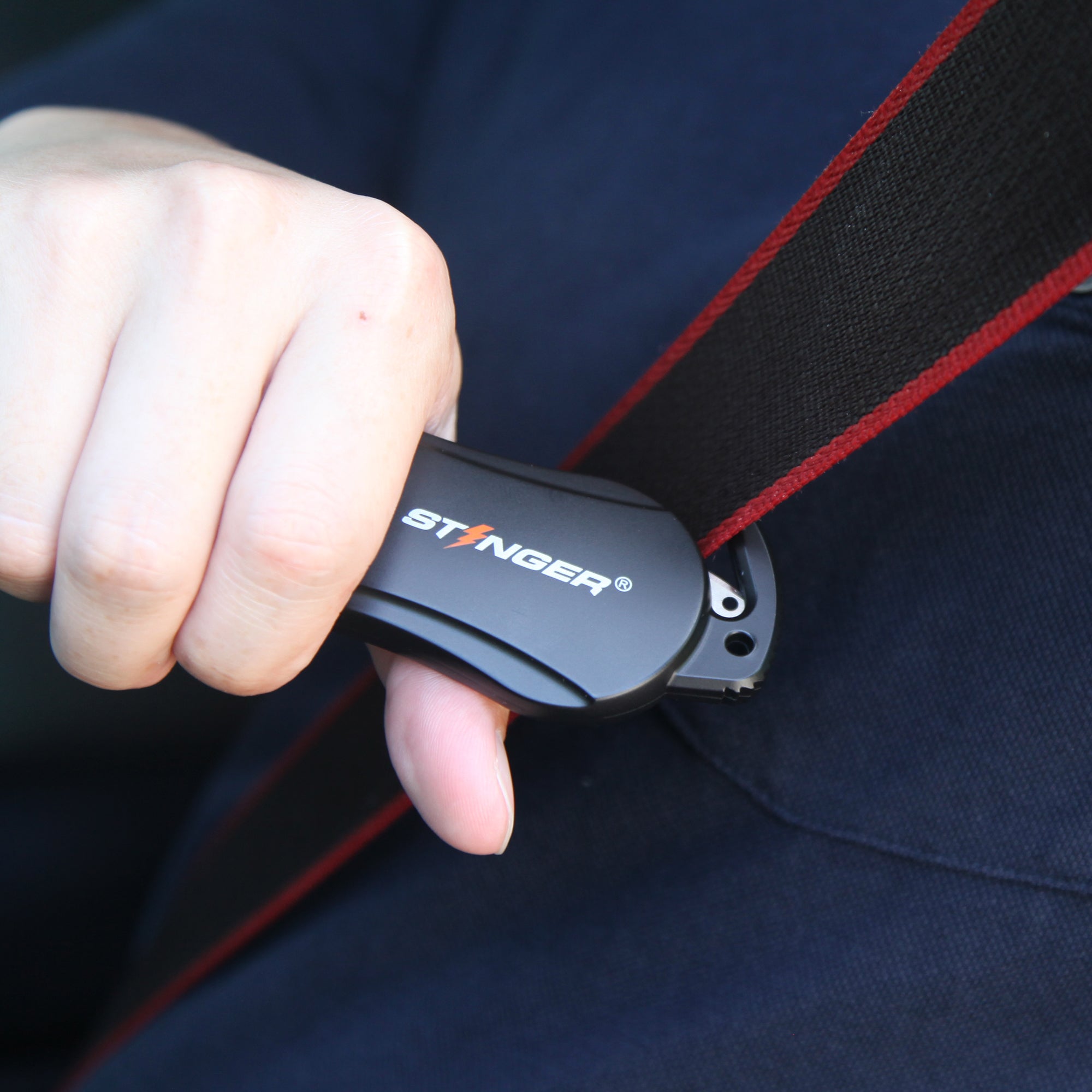 Personal Alarm Eeychain Safety  Emergency Tool (Green Flower)