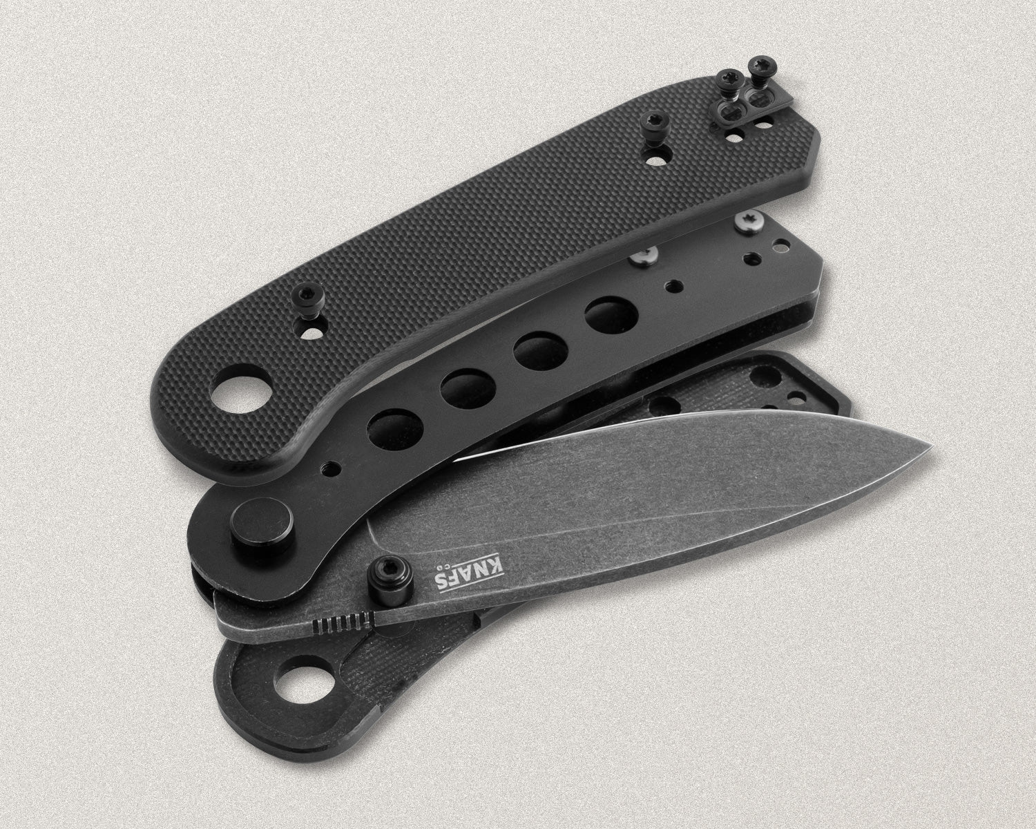 Homestead Special Edition Lander 1 Pocket Knife - Black D2 Steel