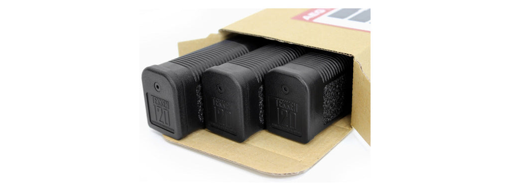 KWA 120rd TK.45 Mid Capacity Airsoft AEG Magazine 3-Pack (BLACK)