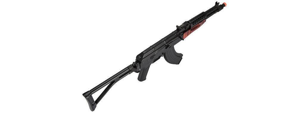 LCT G04 AK47 NV AEG Soviet Replica with Real Wood Handguard (Color: Black & Wood)