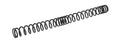 LCT TUNE-UP M170 SPRING FOR AIRSOFT AEG RIFLES - STEEL-ALLOY