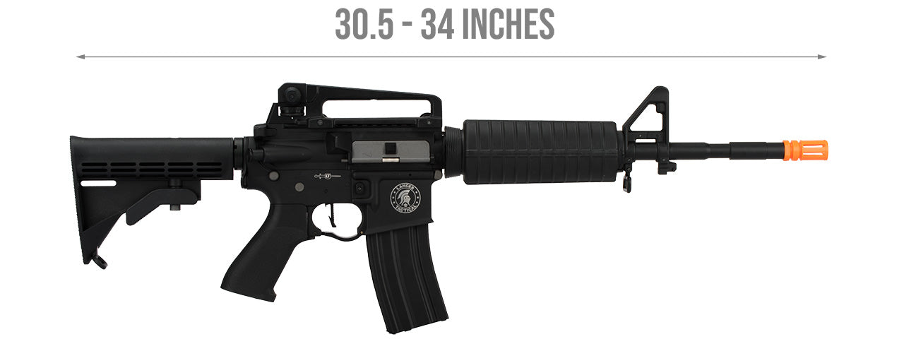 Lancer Tactical M4A1 LT-06 Carbine ProLine Series Airsoft AEG HIGH FPS] (BLACK)