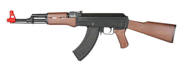 LT-16D AK-47 AEG METAL GEAR w/FULL STOCK (COLOR: BLACK & WOOD)