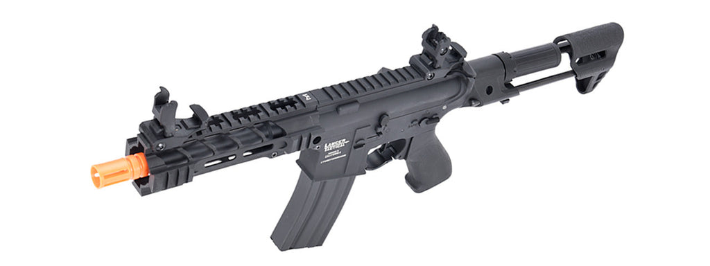 Lancer Tactical Low FPS Proline Enforcer Battle Hawk 7 M4 Airsoft Rifle w/ PDW Stock (Color: Black)