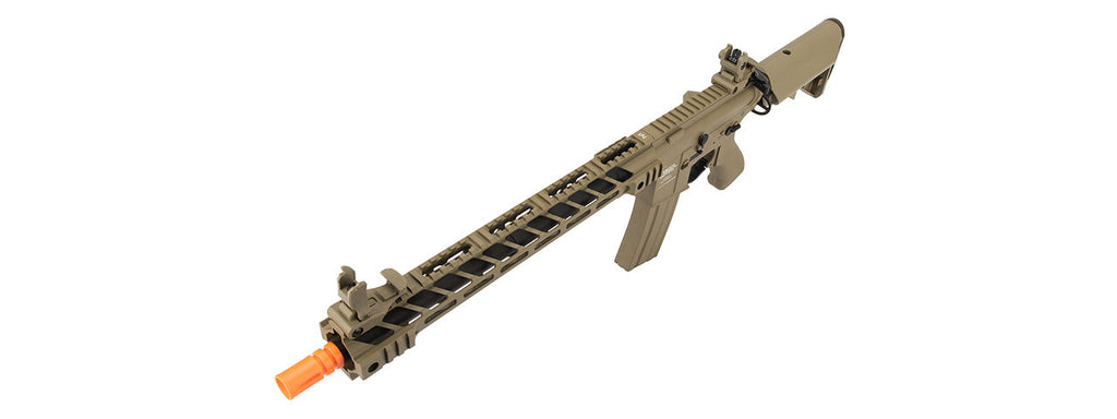 Lancer Tactical Proline Enforcer Battle Hawk 14 M4 Airsoft Rifle (Color: Tan)