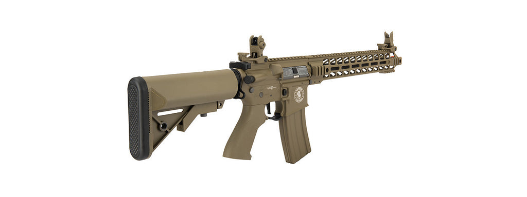 Lancer Tactical Proline Enforcer Battle Hawk 14 M4 Airsoft Rifle (Color: Tan)
