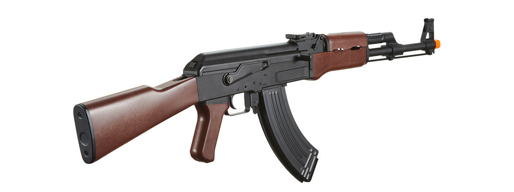 Lancer Tactical Gen 2 AEG Airsoft Rifle w/ Full Stock - (Black/Wood)