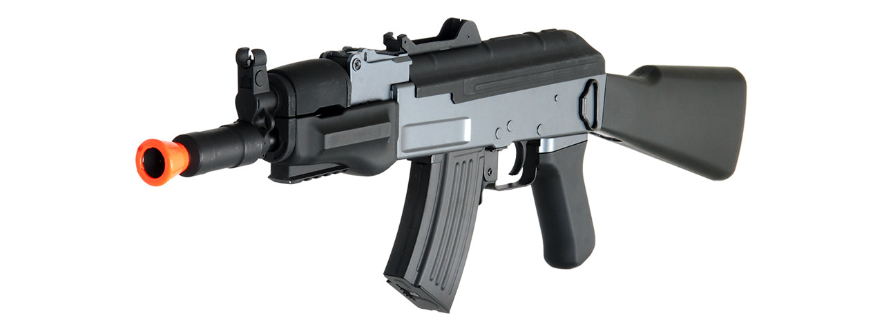 Lancer Tactical Metal AK47 Assault AEG Airsoft Rifle - (Black)