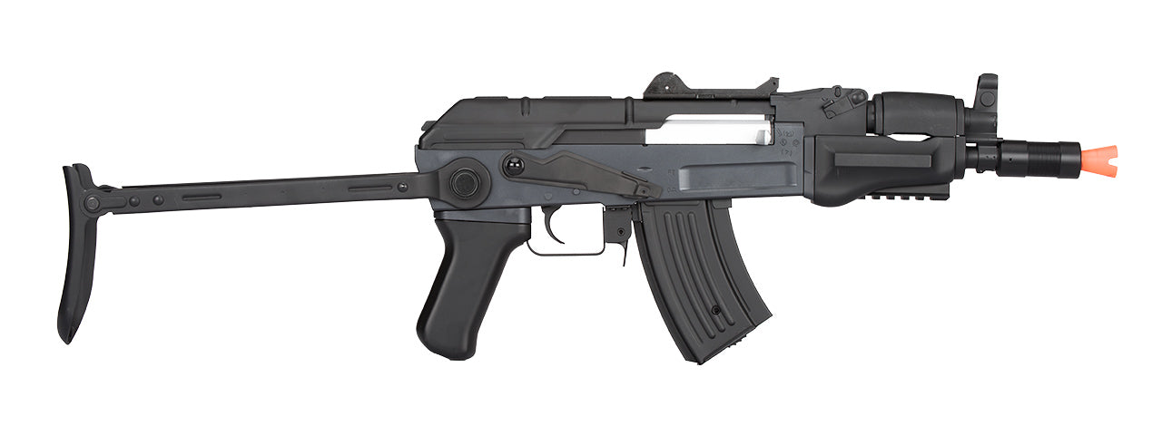 Lancer Tactical Metal AK47 Assault AEG Airsoft Rifle - (Black)