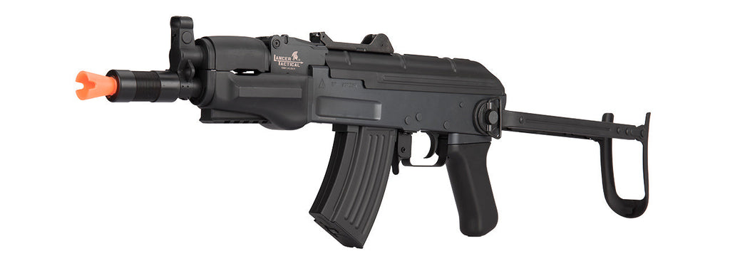 Lancer Tactical Metal AK47 Assault AEG Airsoft Rifle - (Black)