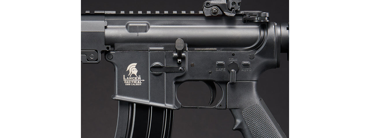 Lancer Tactical Block 3 9.5 Gas Blowback Polymer Airsoft Rifle w/ MLOK Rail by Golden Eagle - (Black)