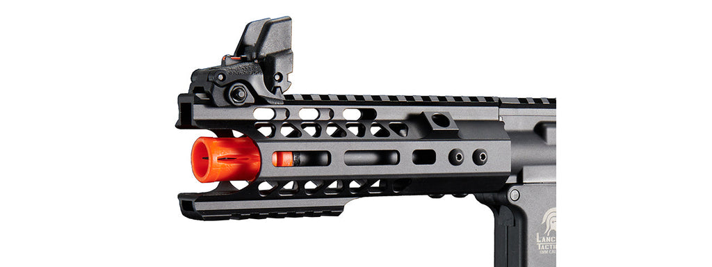 Lancer Tactical Wirecutter M4 Shorty 7 Gas Blowback Full Metal Airsoft Rifle w/ MLOK Rail by Golden Eagle - (Black)