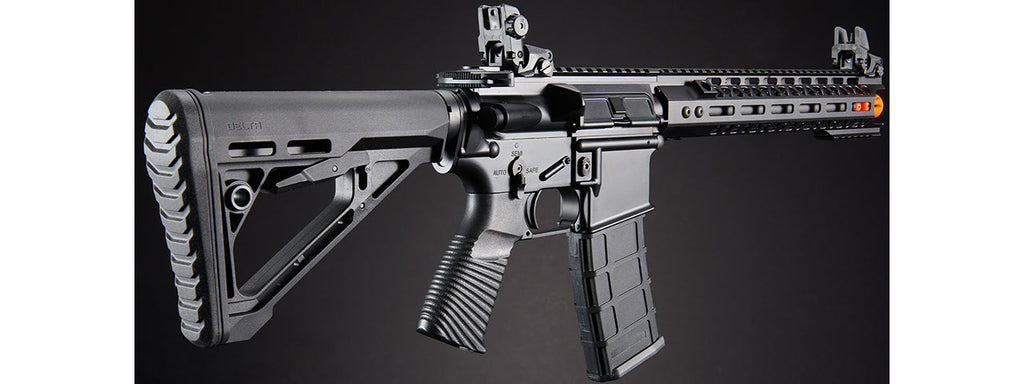 Lancer Tactical Wirecutter M4 12 Gas Blowback Full Metal Airsoft Rifle w/ MLOK Rail by Golden Eagle - (Black)