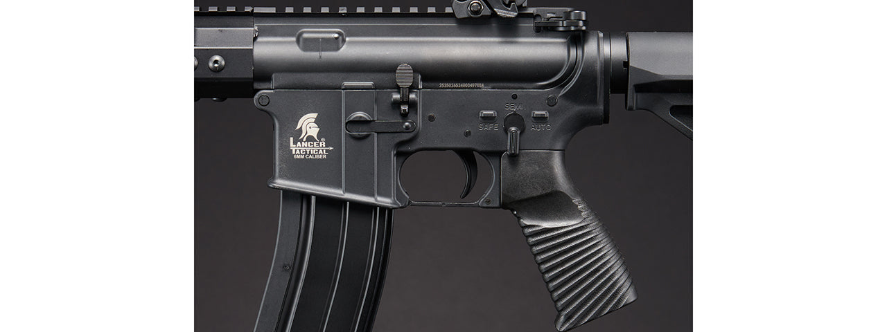 Lancer Tactical Wirecutter M4 12 Gas Blowback Polymer Airsoft Rifle w/ MLOK Rail by Golden Eagle - (Black)