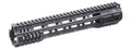 BG Defense 12" SPR Style Full Metal Handguard by Lancer Tactical - (Black)