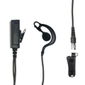 Mic & Ear Hook Earpiece Radio Kit - Quick Disconnect (Hirose) Motorola: APX (Apex) Series, XPR Series, SRX2200, & More
