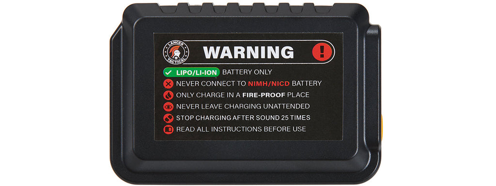Lancer Tactical Li-Po Smart Pro Compact Balance Battery Charger - (Black)