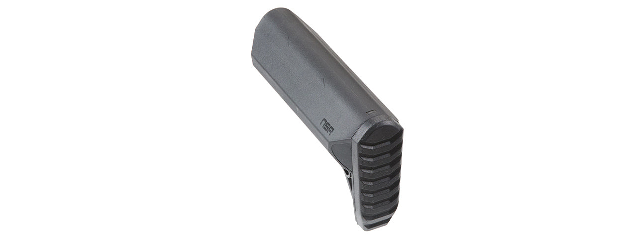 Lancer Tactical Adjustable NSR AEG Rifle Stock Without Buffer Tube - (Black)