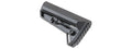 Lancer Tactical Adjustable NSR AEG Rifle Stock Without Buffer Tube - (Black)