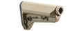 Lancer Tactical Adjustable NSR AEG Rifle Stock With Buffer Tube - (Tan)