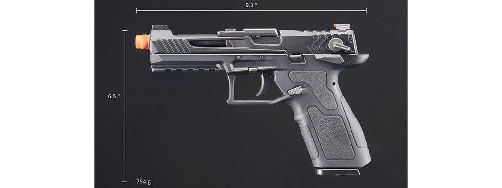 Lancer Tactical LTX Competition GBB Airsoft Pistol - (Black)