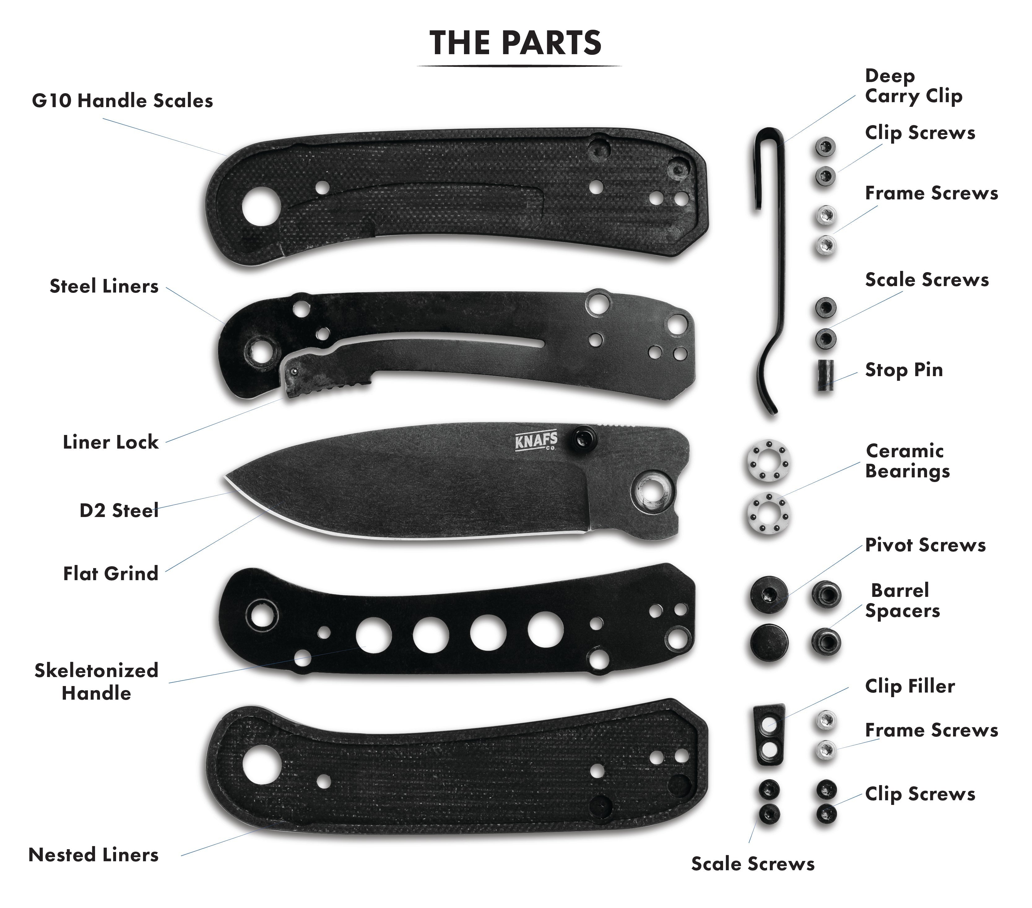 Homestead Special Edition Lander 1 Pocket Knife - Black D2 Steel