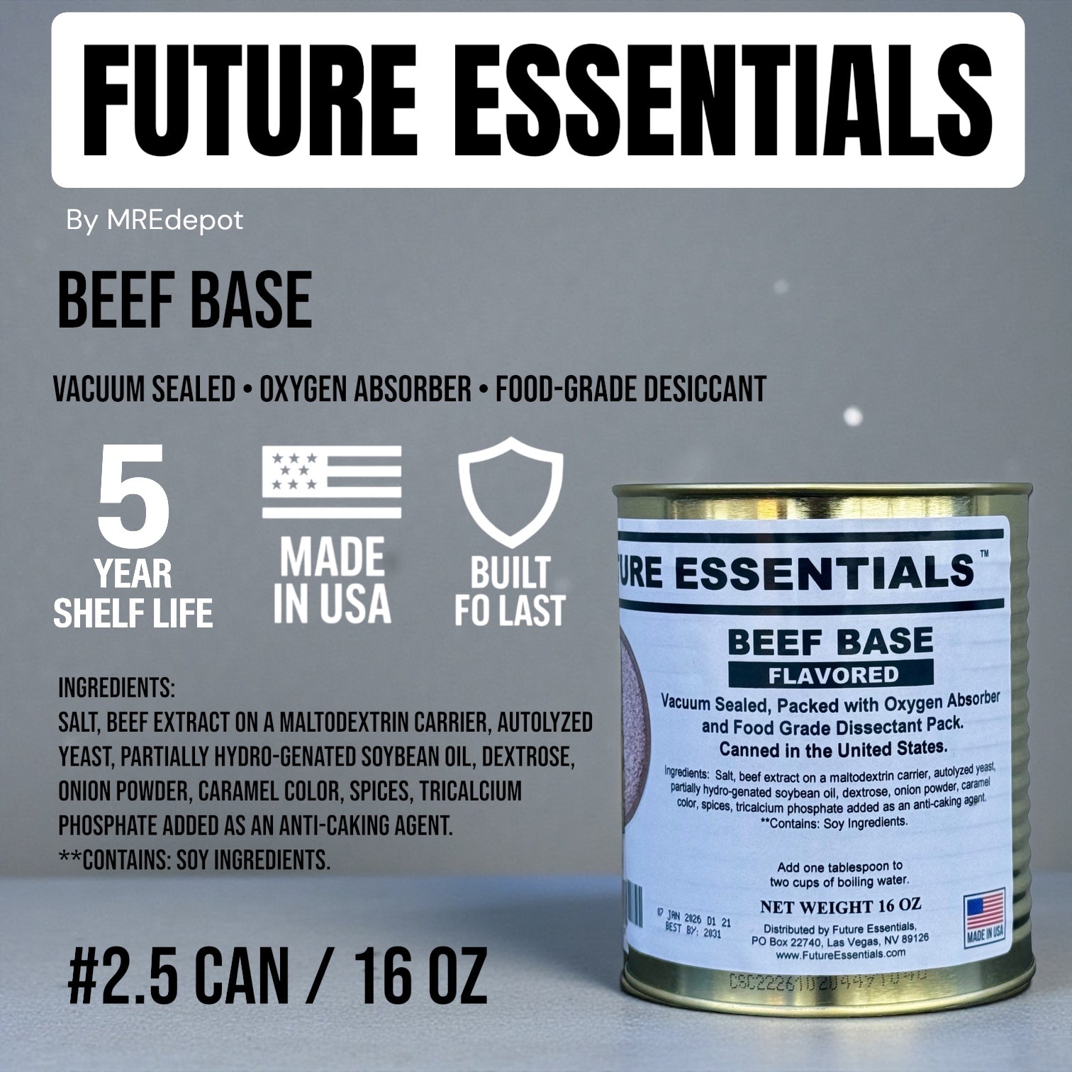 Future Essentials Canned Beef Base
