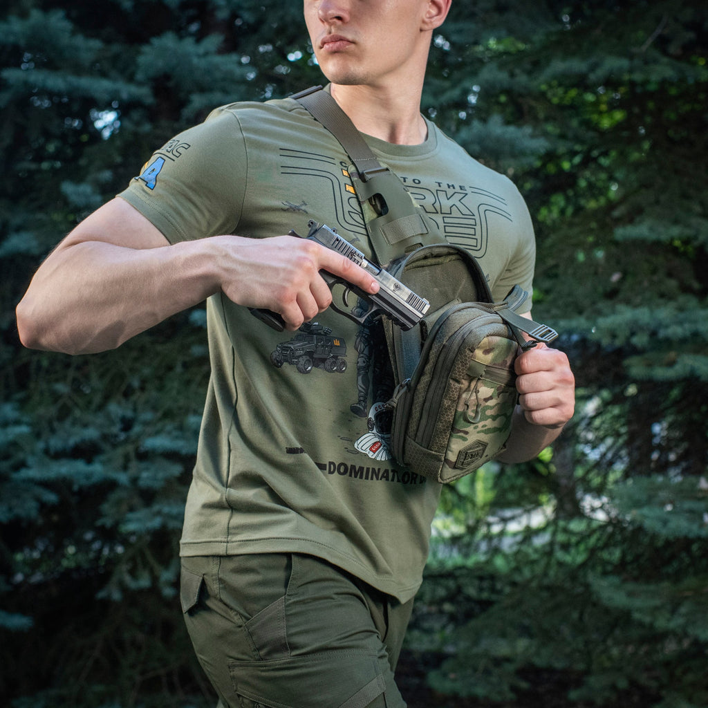 M-Tac Sling Pistol Bag with Loop Panel Elite