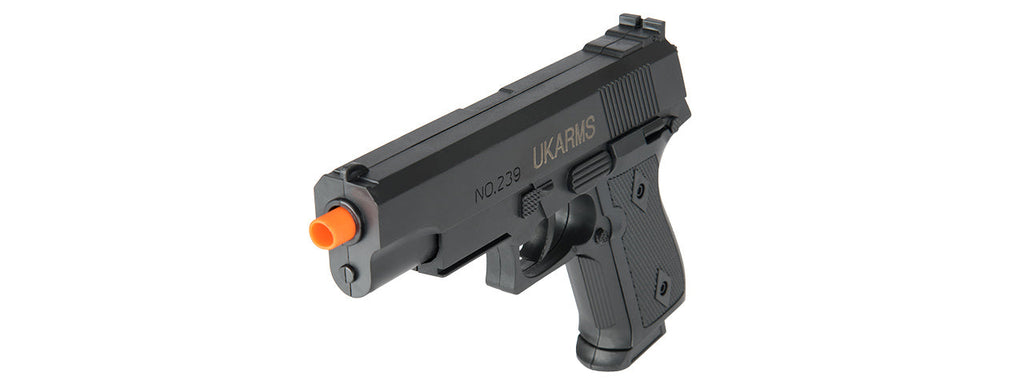UKARMS POLYMER SPRING OPERATED 7 INCH BB PISTOL (BLACK)