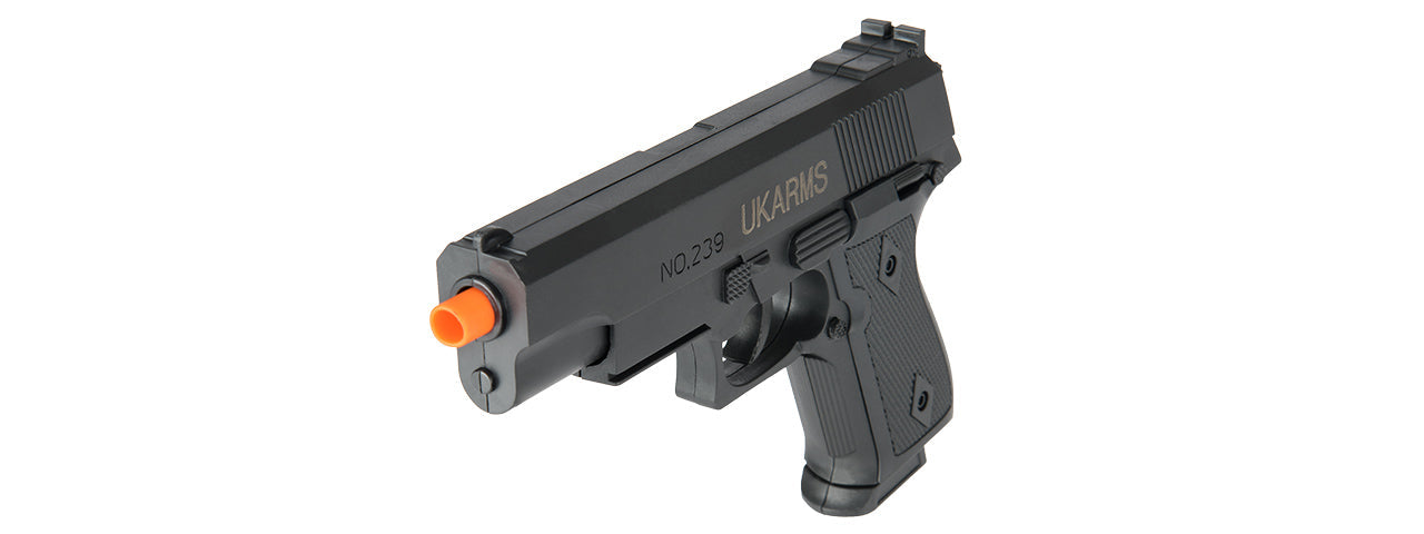 UKARMS POLYMER SPRING OPERATED 7 INCH BB PISTOL (BLACK)