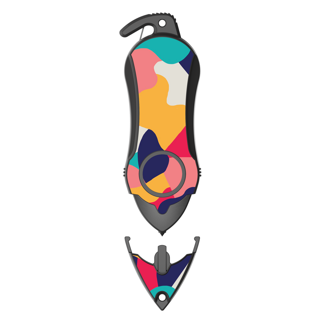 Personal Alarm Keychain Safety Emergency Tool (Colorful)