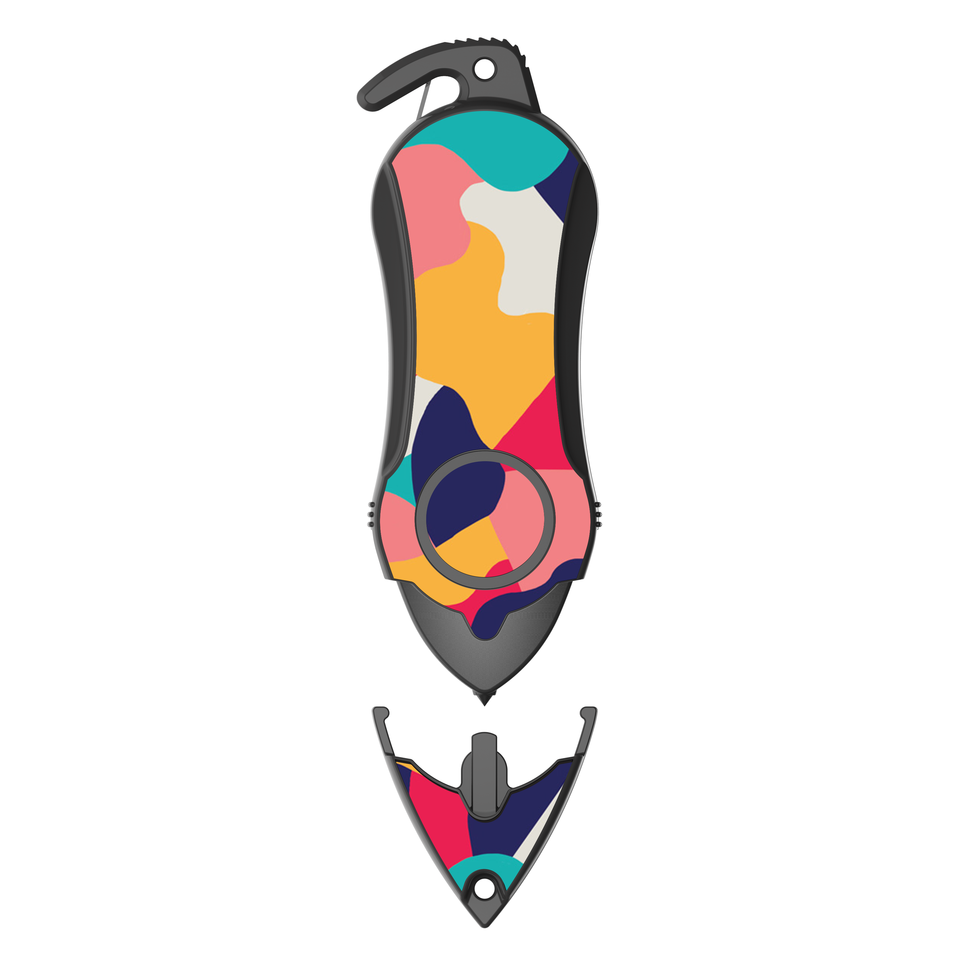 Personal Alarm Keychain Safety Emergency Tool (Colorful)